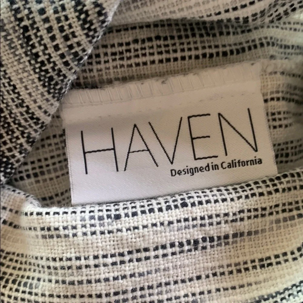 Haven striped accent pillowcase cover‎
